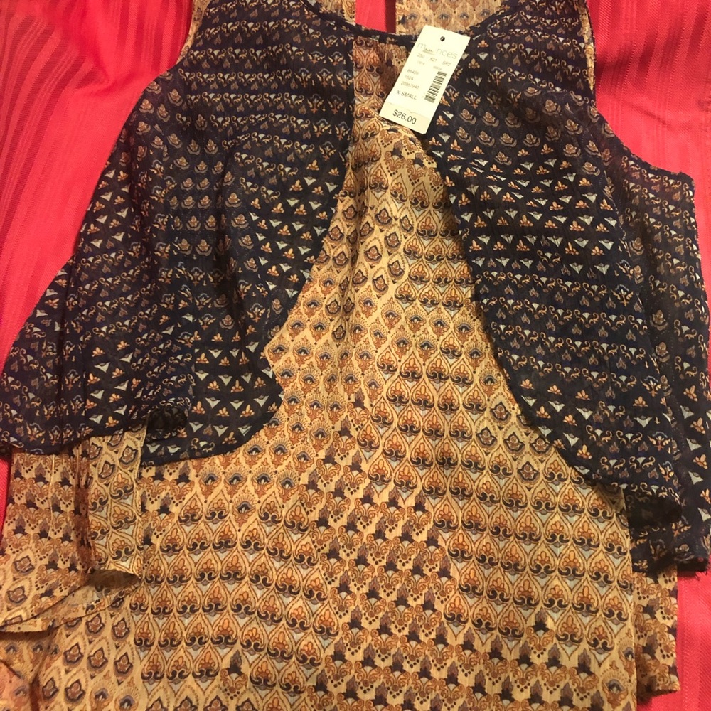 Maurice’s flowing tank top blouse.